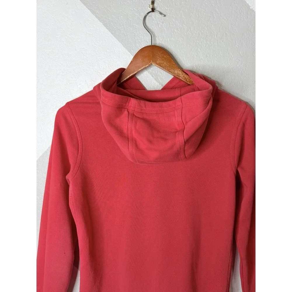 Nike Sportswear Boys Hoodie Large Red White Gray Swoosh Pullover CJ7861-657 READ